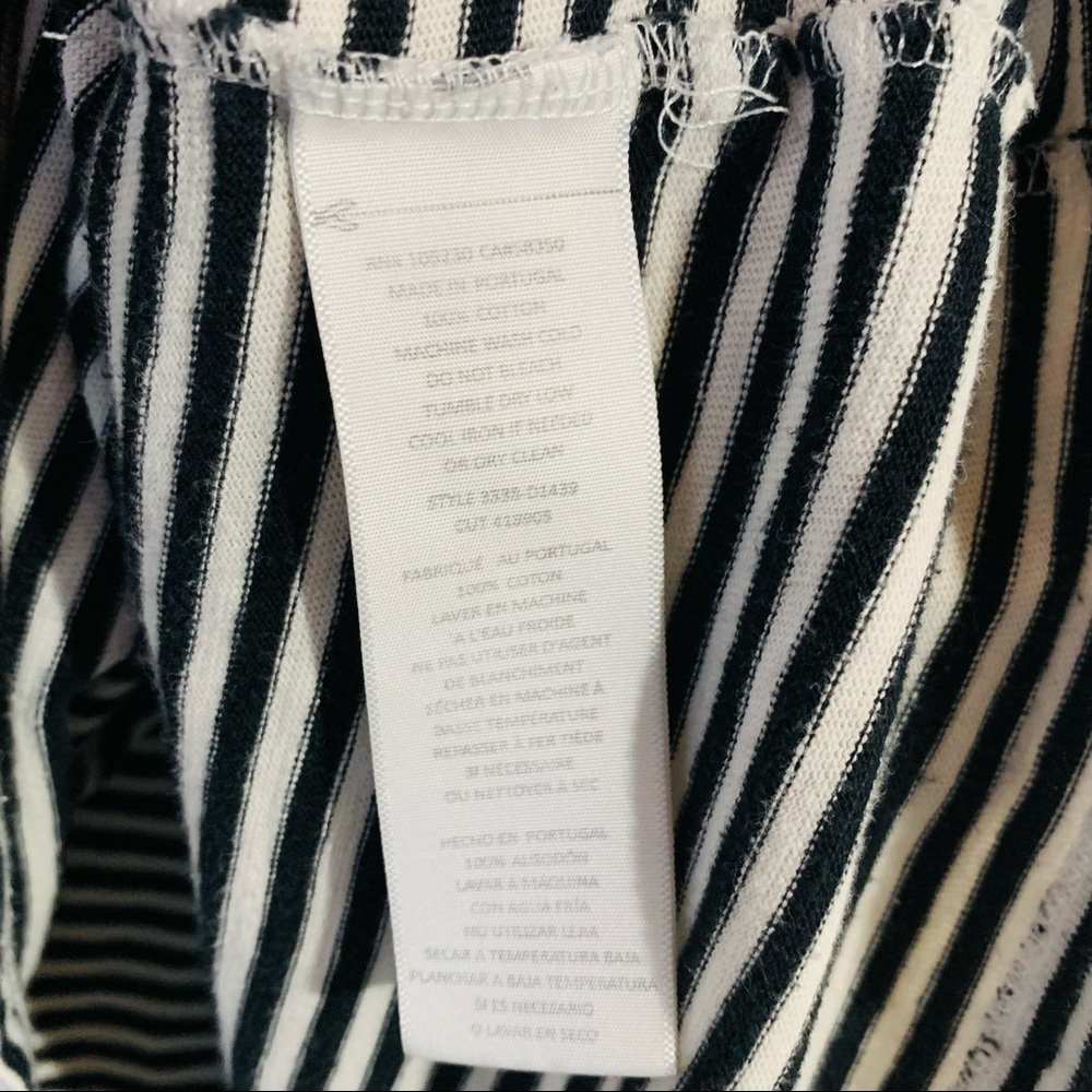 Joie Courtina Striped Cotton T Shirt Dress Size S - Picture 7 of 10